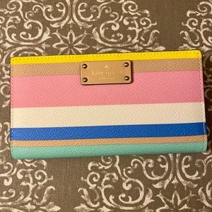 NWT Kate Spade Stacy Large Slim Bifold Wallet